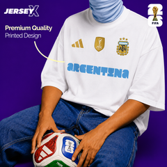 Leo Messi - Argentina Oversized Tee thumbnail 3