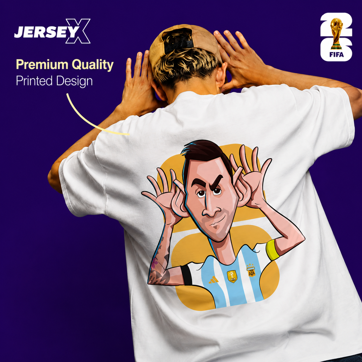 Leo Messi - Argentina Oversized Tee