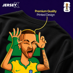 Neymar Jr - Brazil Oversized Tee thumbnail 4