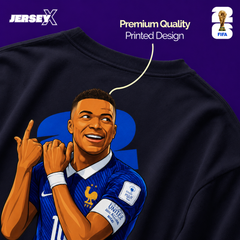 Mbappe - France Oversized Tee thumbnail 4